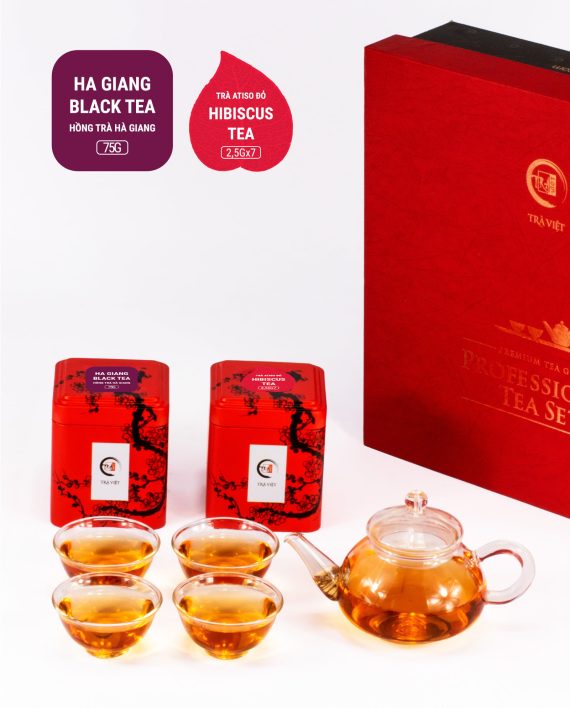 Black Tea Hibiscus Tea Standard Glass Plus