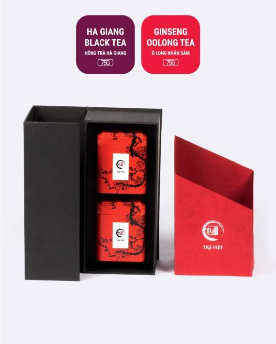 Ginseng Oolong Black Tea Tin Gift 2