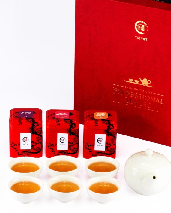 Pandan Ginseng – Black – Ginseng Oolong Tea Superior Porcelain Plus