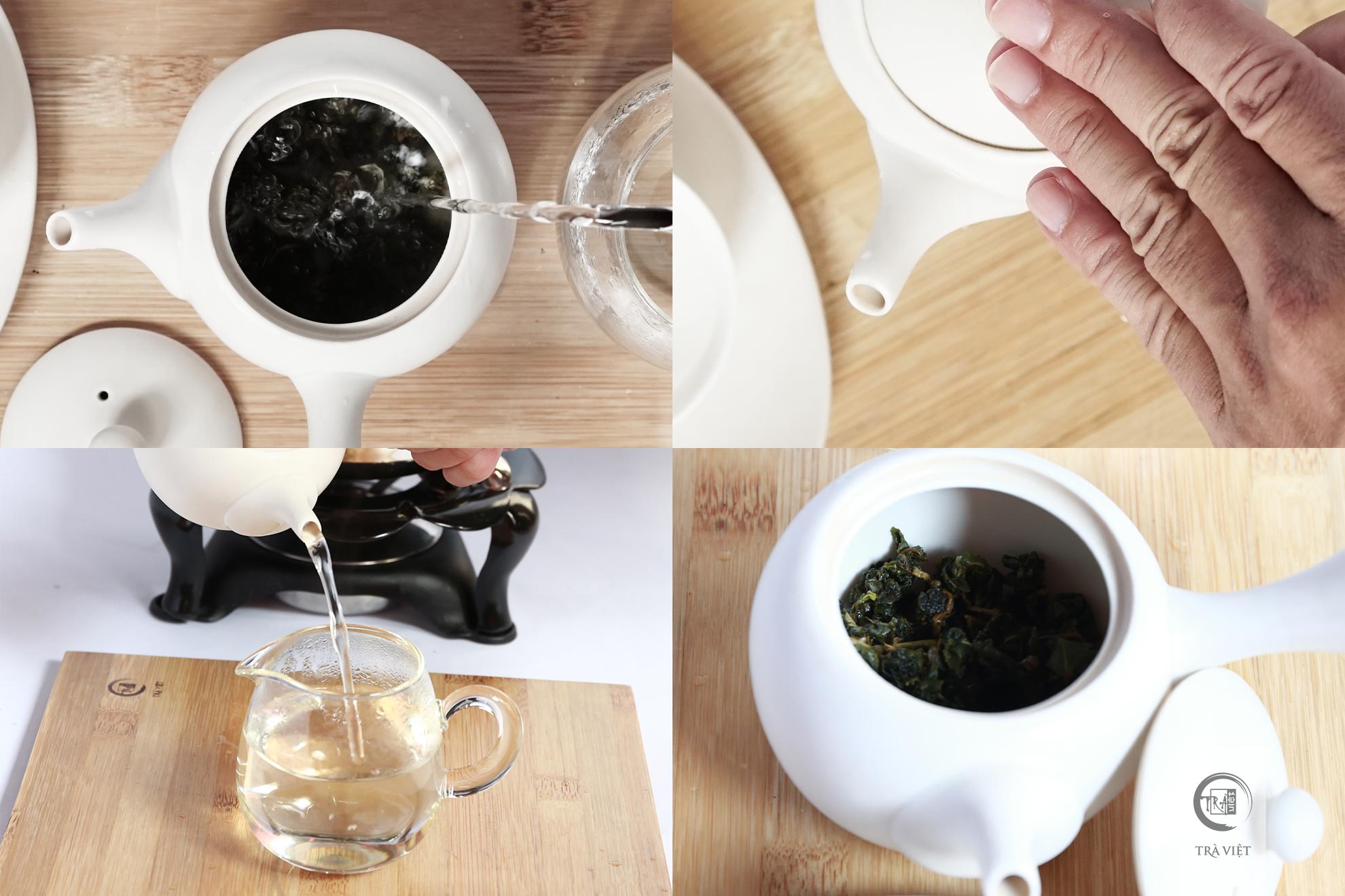 Cách pha trà Ô Long - đánh thức trà