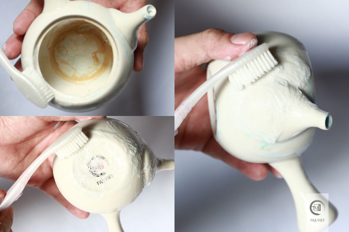 Rửa ấm trà - trà rửa ấm