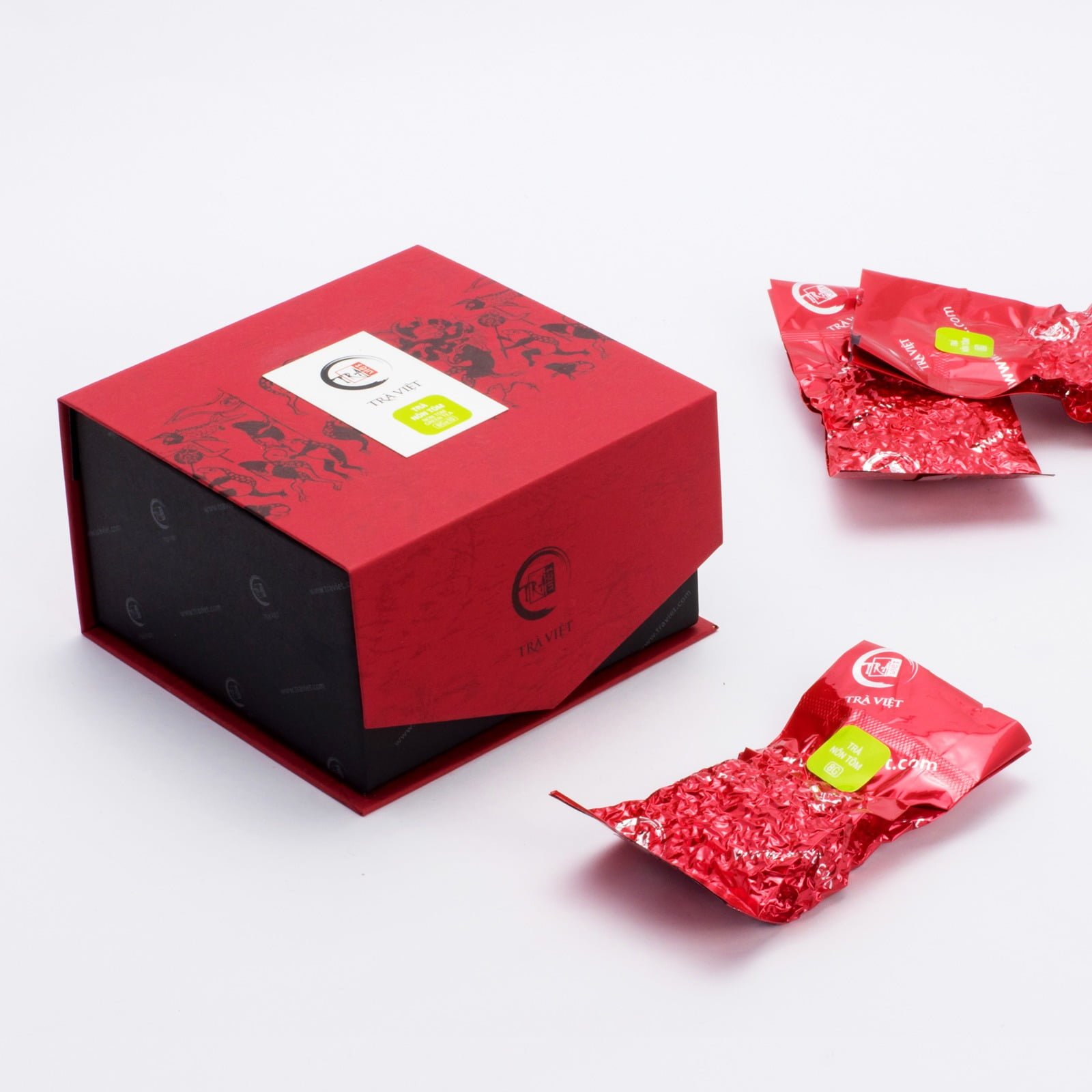 Trà Nõn Tôm – Hộp 10 tép 8 gram tiện dụng