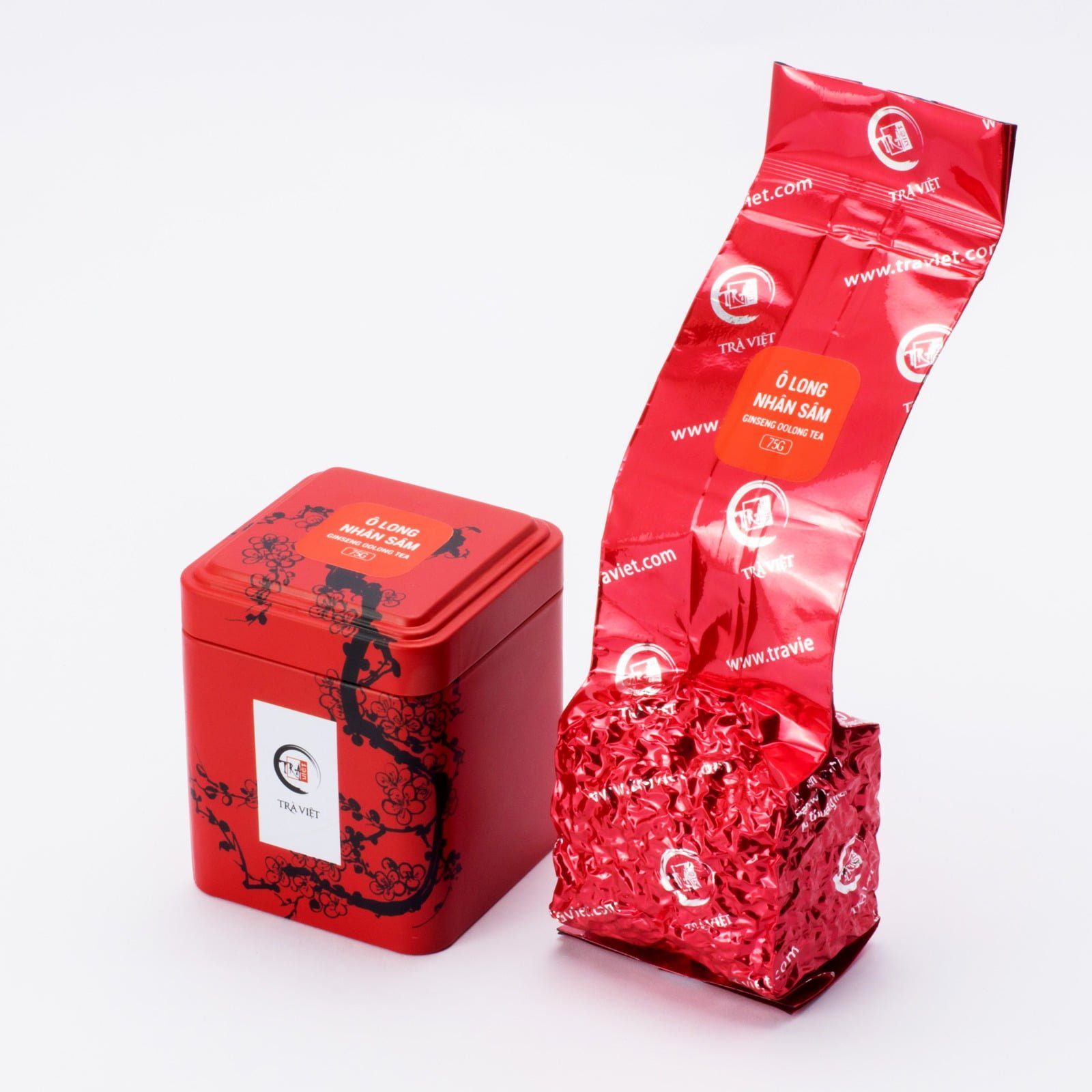 Trà Ô Long Nhân Sâm – Hộp thiếc 60 gram