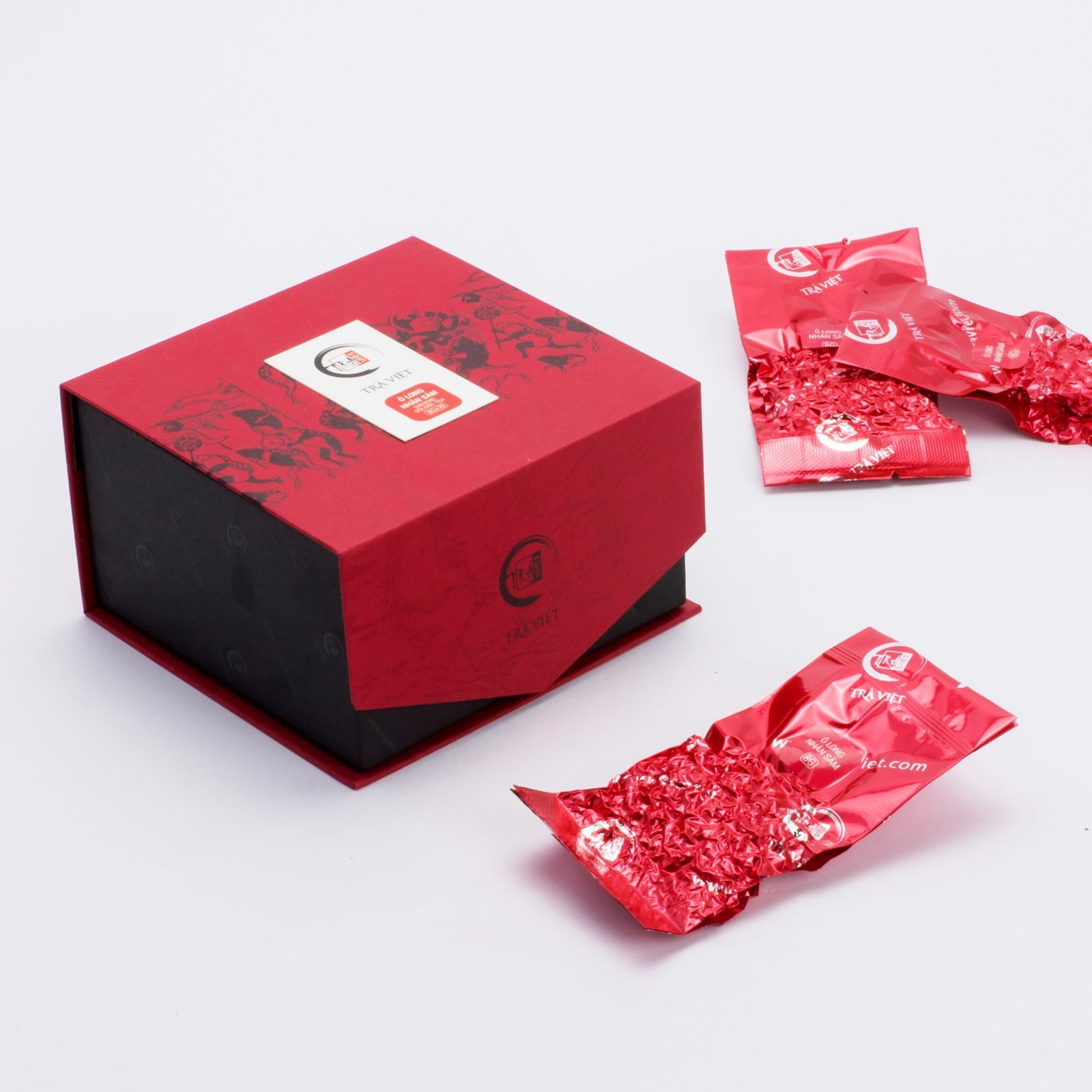 Trà Ô Long Nhân Sâm – Hộp 10 tép 8 gram tiện dụng