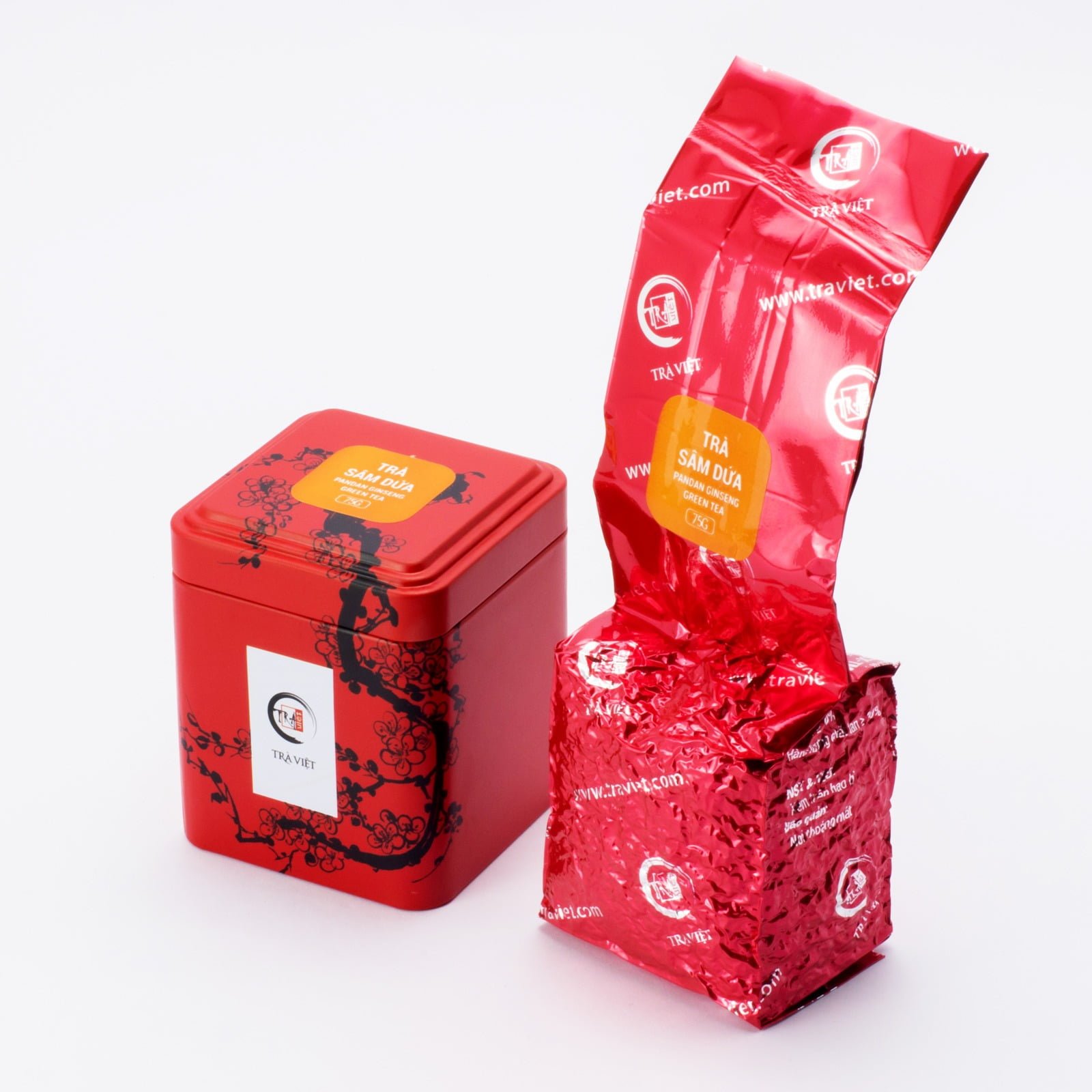 Trà Sâm Dứa – Hộp thiếc 60 gram