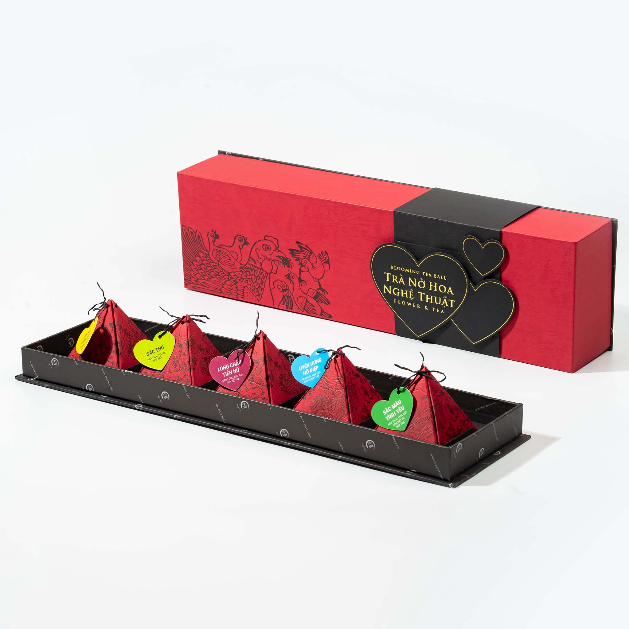 Quà 8/3 – Trà nở hoa nghệ thuật, hộp Thanh Xuân 5