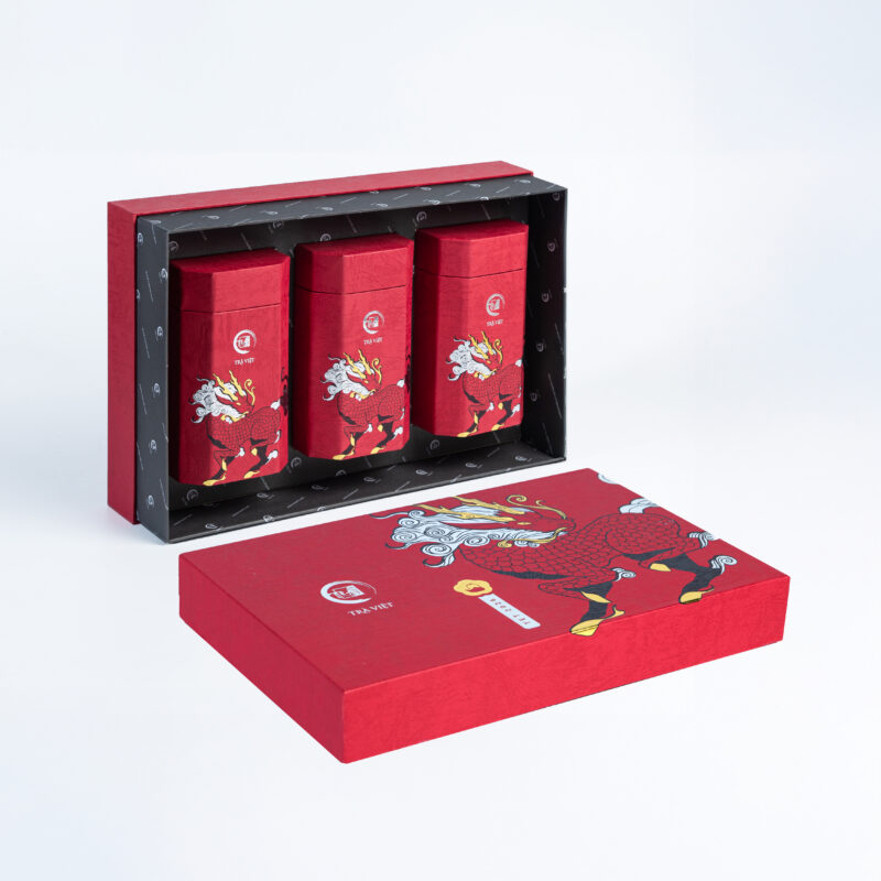 Hộp quà tết 2026 Trà Việt - hộp tri ân