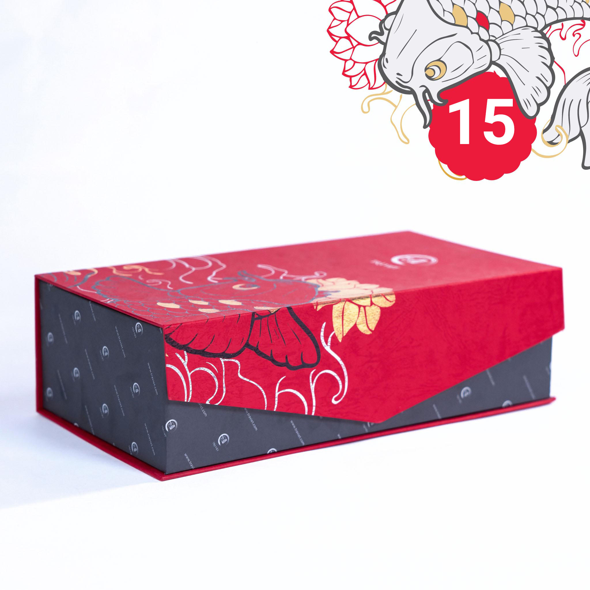 Hộp Bánh Trung Thu 15 - Bánh Đậu Xanh, Bánh Matcha