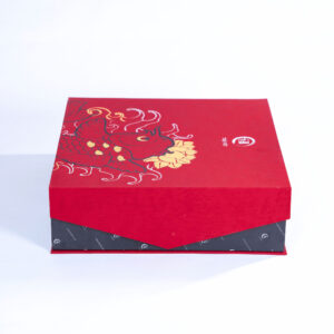 Hộp bánh trung thu cao cấp Trà Việt - hộp thịnh vượng đóng nắp