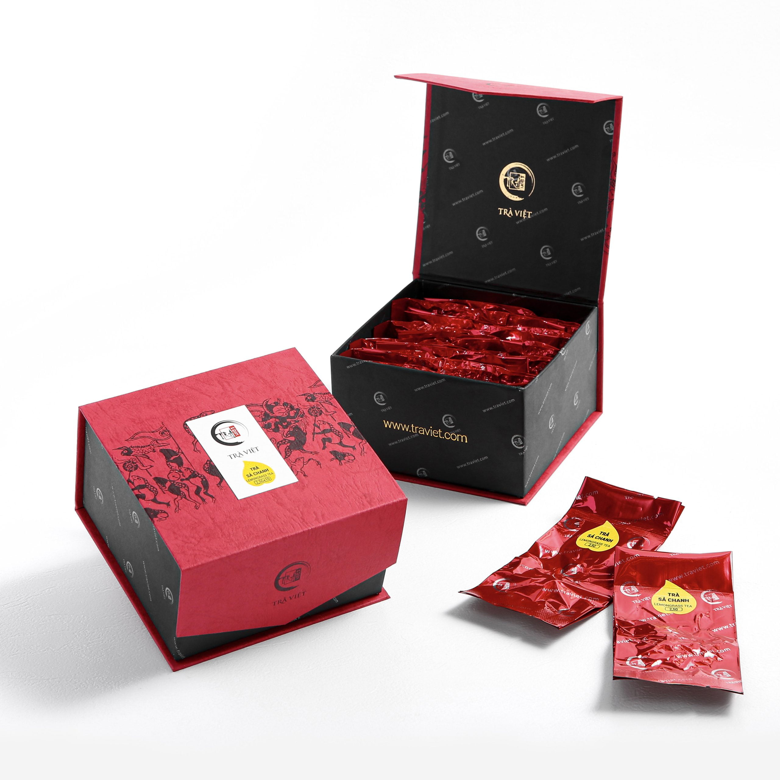 Trà Sả Chanh – Hộp 10 tép 2,5g tiện dụng