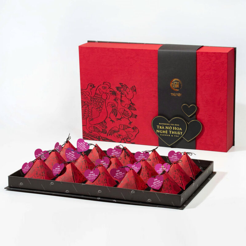 Trà nở hoa - hộp kim tự tháp 15