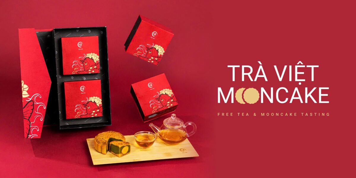 Banner bánh trung thu Trà Việt - Cá Chép Chơi Trăng