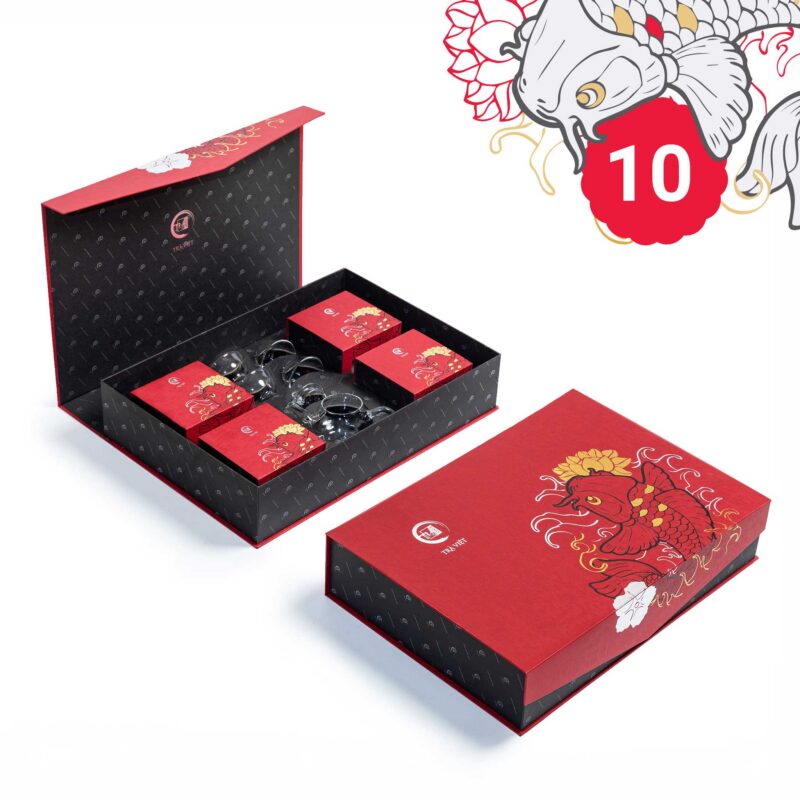 Hộp bánh trung thu 10 Trà Việt