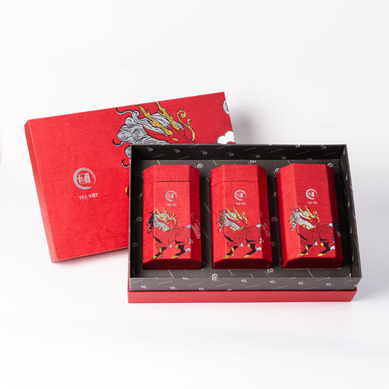Hộp quà tết 2026 Trà Việt - hộp tri ân