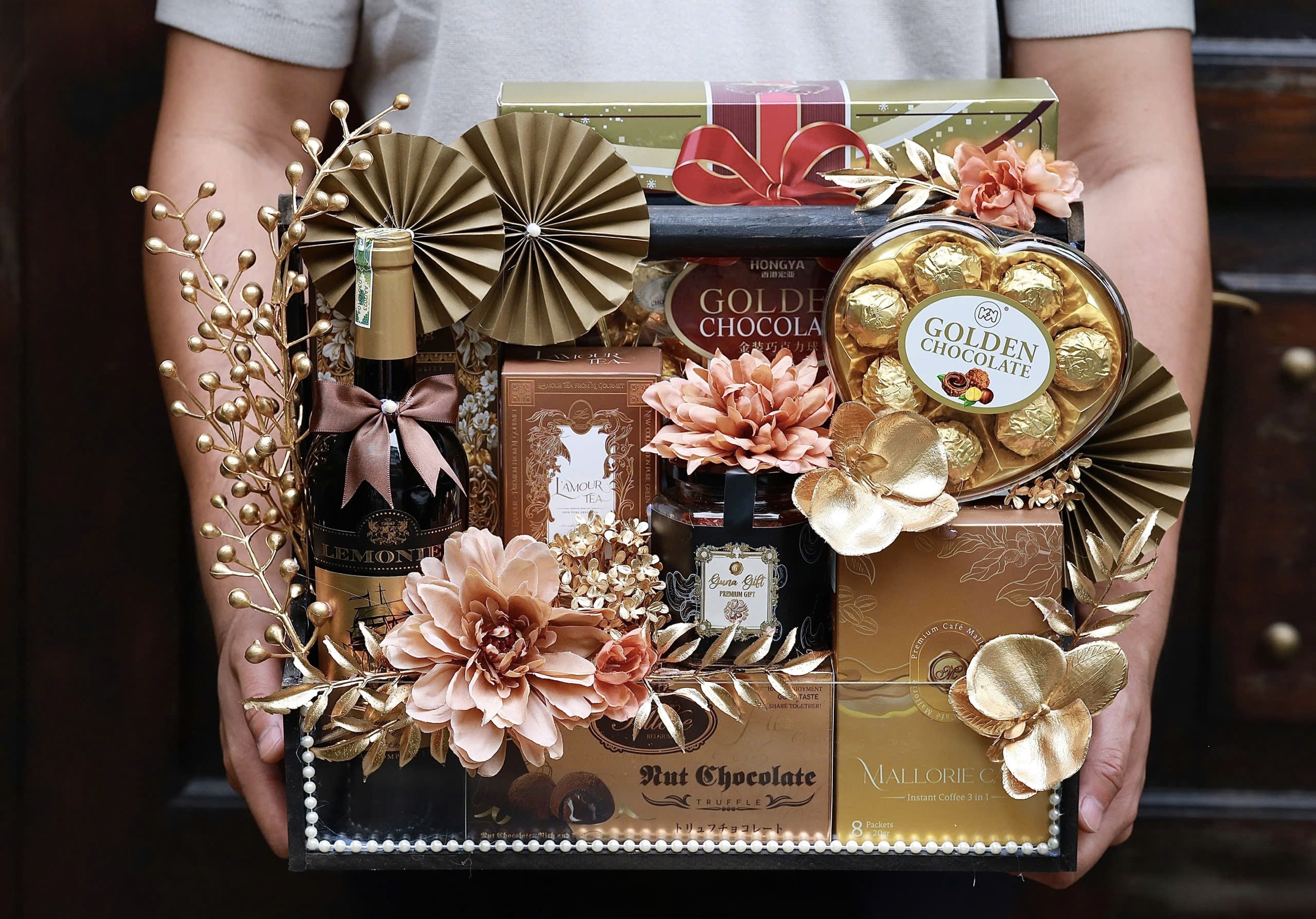 Giỏ quà tết đẹp - cách làm giỏ quà tết