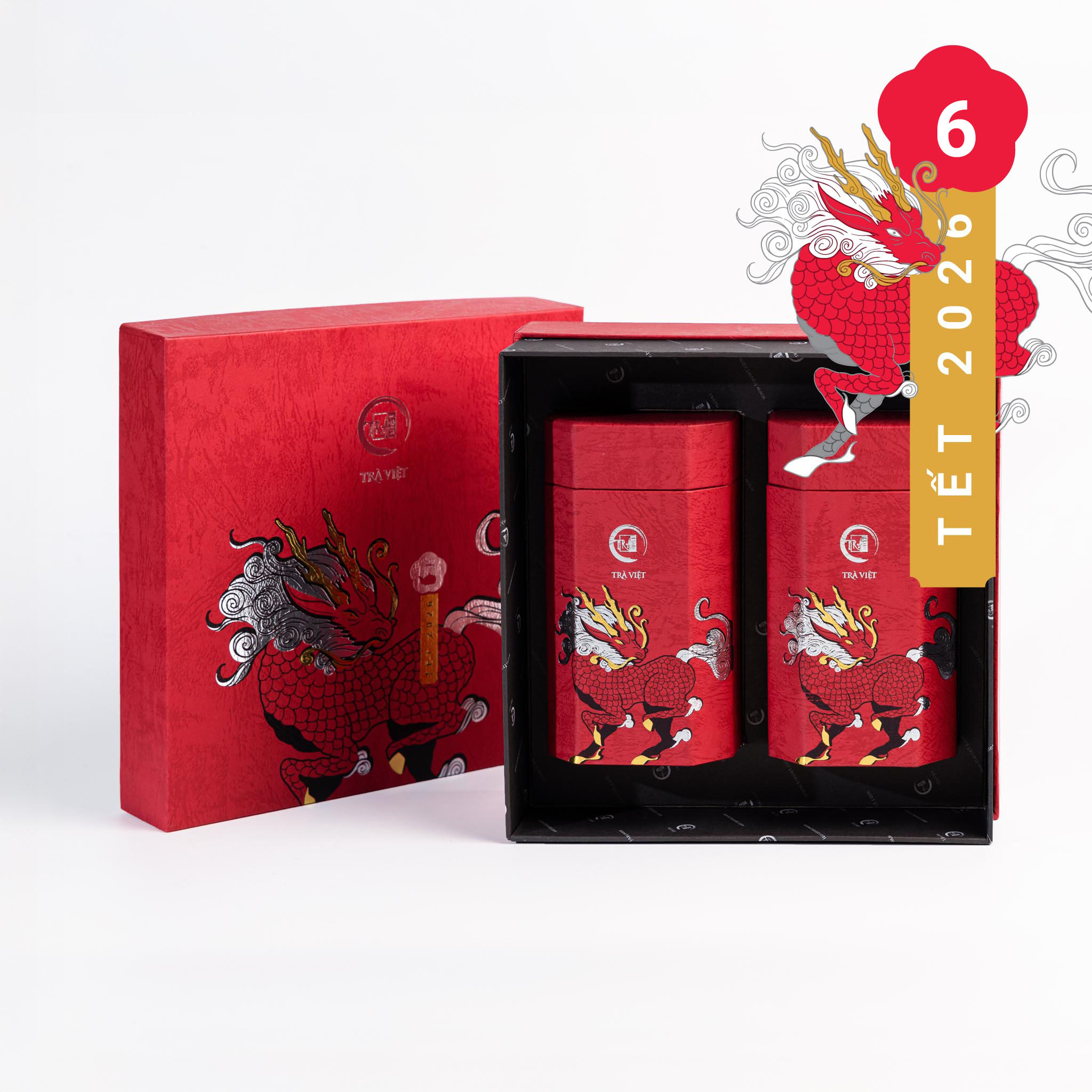 Quà Tết tặng khách hàng 2 loại trà hương - Trà Việt QT06