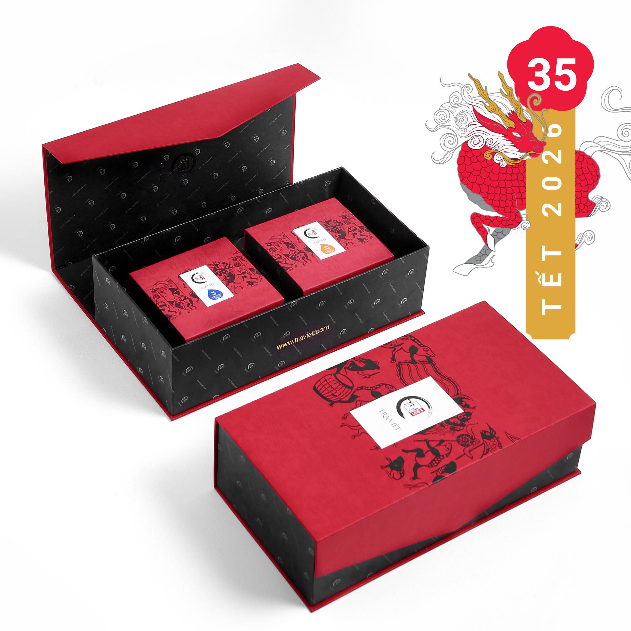 Quà tặng tết độc đáo cho đối tác, khách hàng - Trà Việt QT35