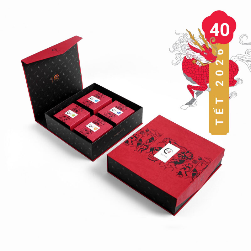 Hộp quà tết Trà Việt 40