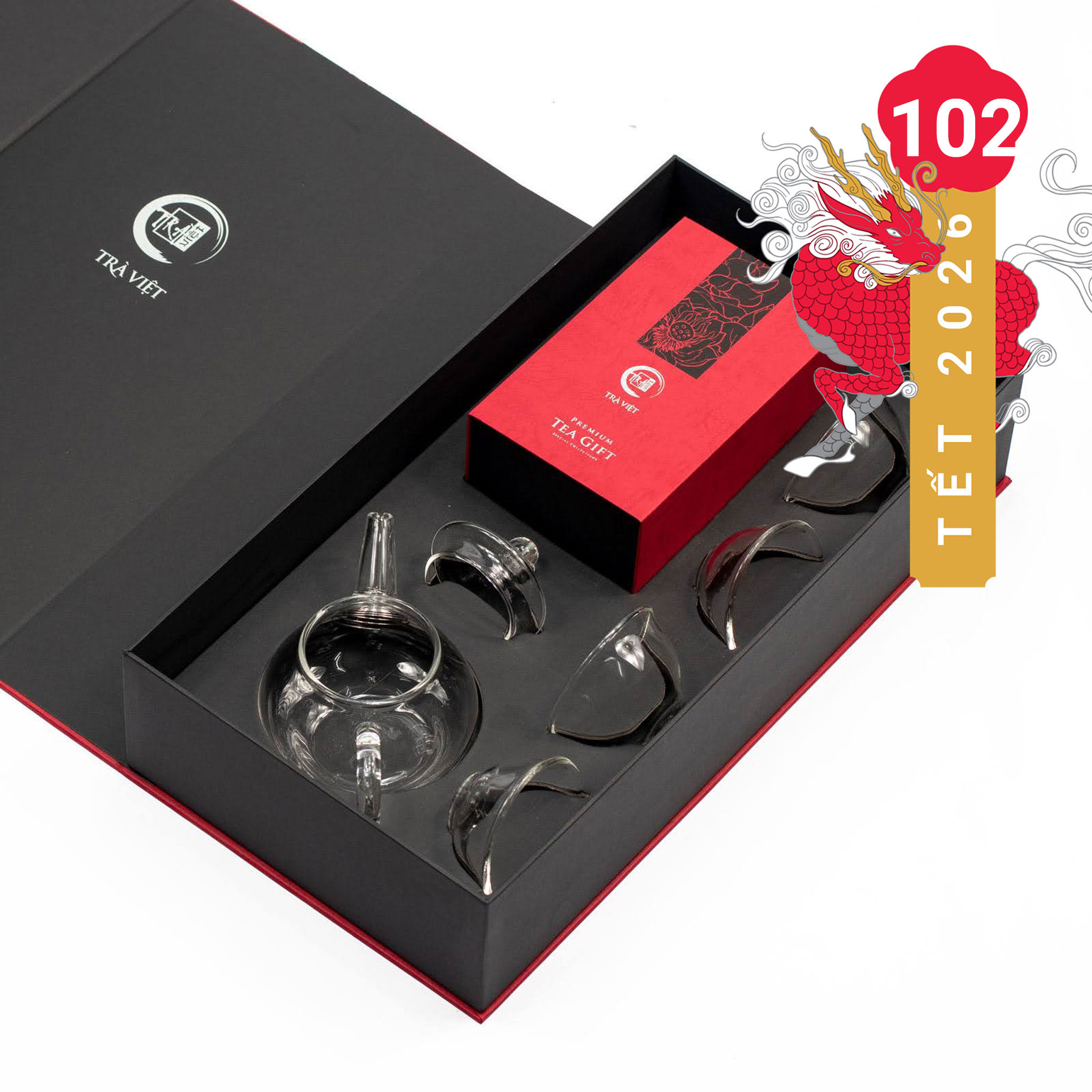 Set quà tặng tết Như Ý sang trọng - Trà Việt QT102