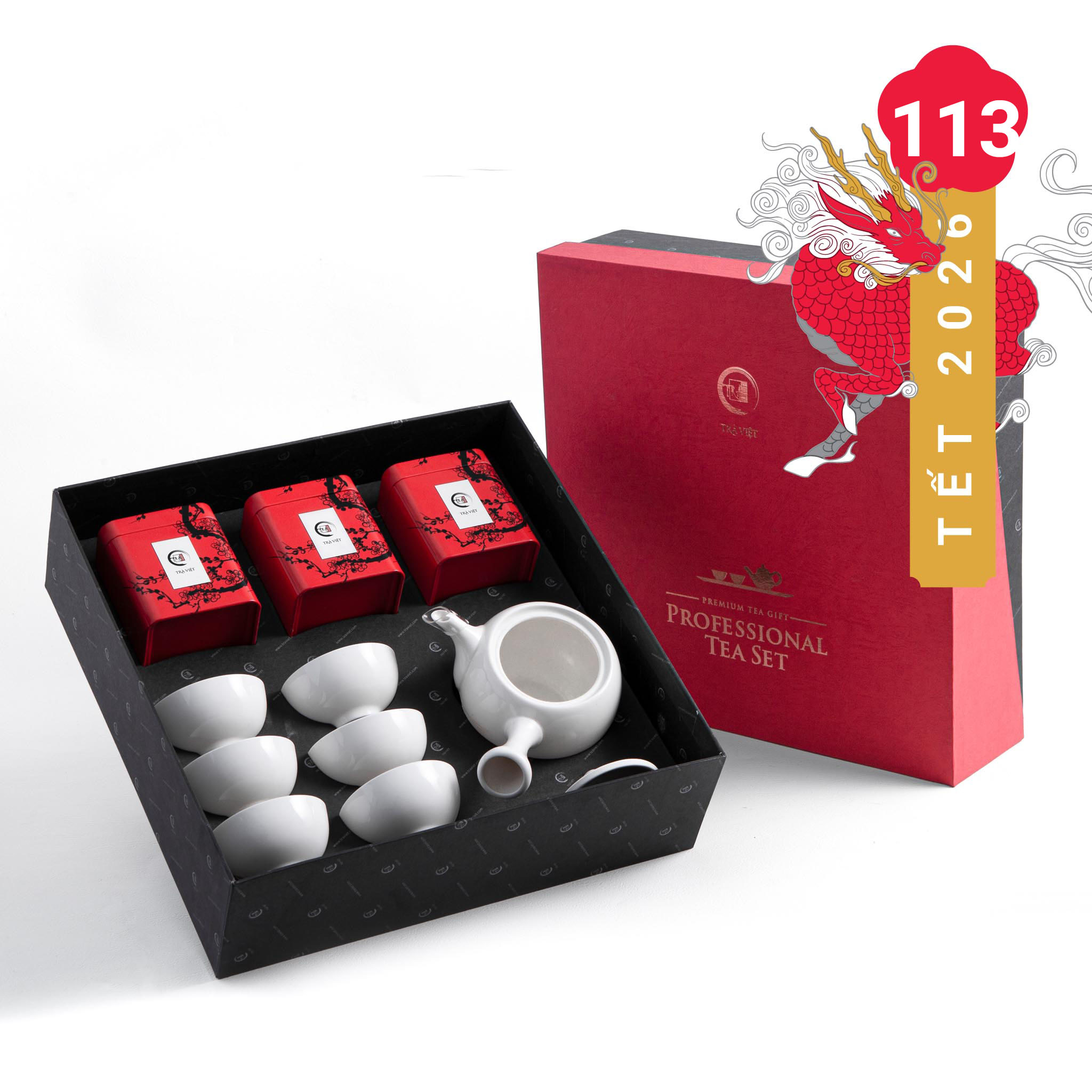 Quà tết ý nghĩa tặng ông bà, khách hàng - Trà Việt QT113