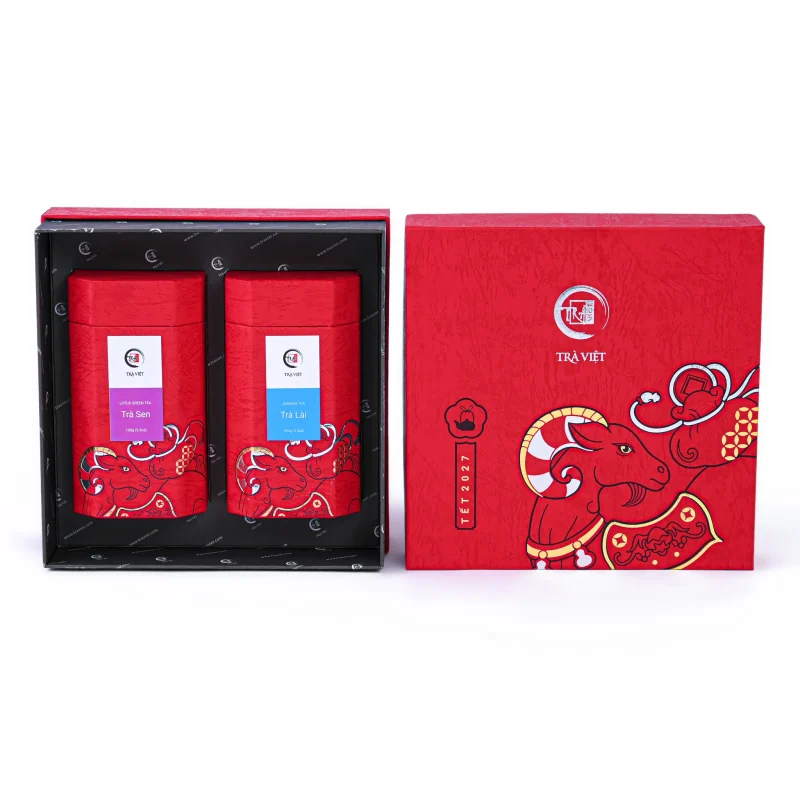 hop-qua-tet-2027-tri-ki-giay-6 Hộp Quà Tết sang trọng gồm trà và hạt - Trà Việt QT75
